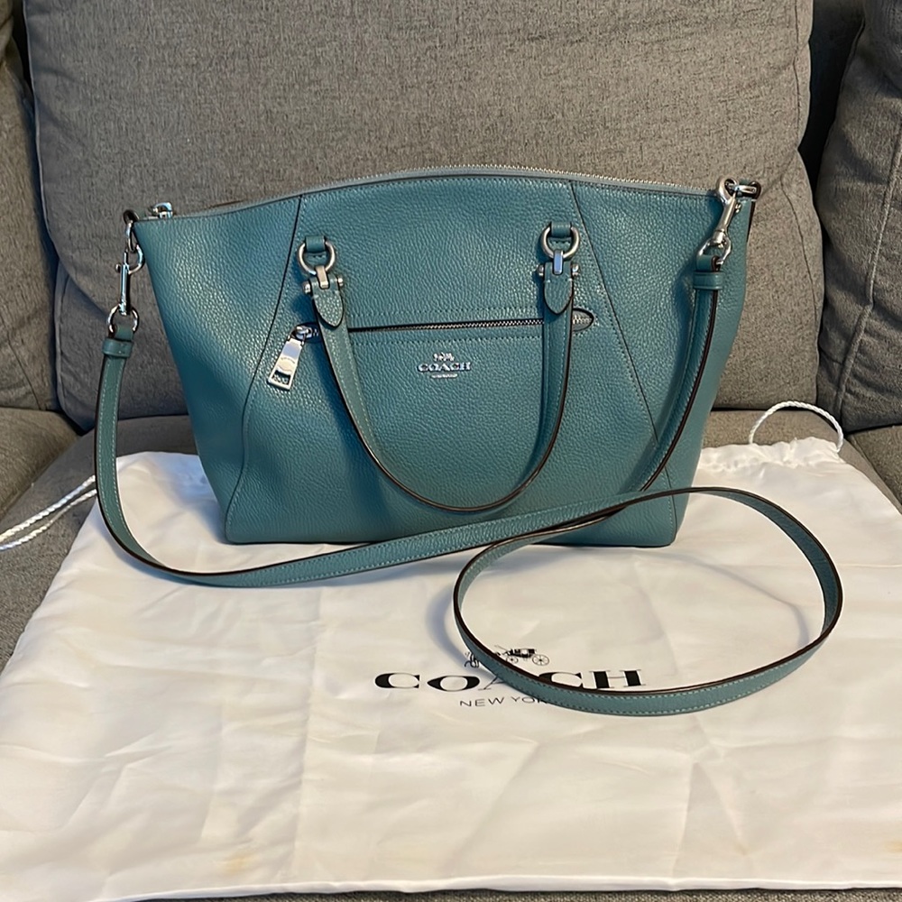Coach Pebble Leather Satchel